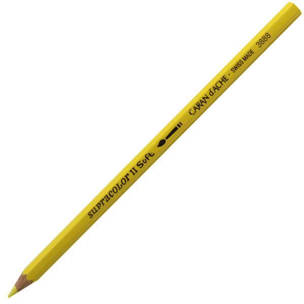 Lápis Aquarelado Caran D'Ache Supracolor 240 Lemon Yellow